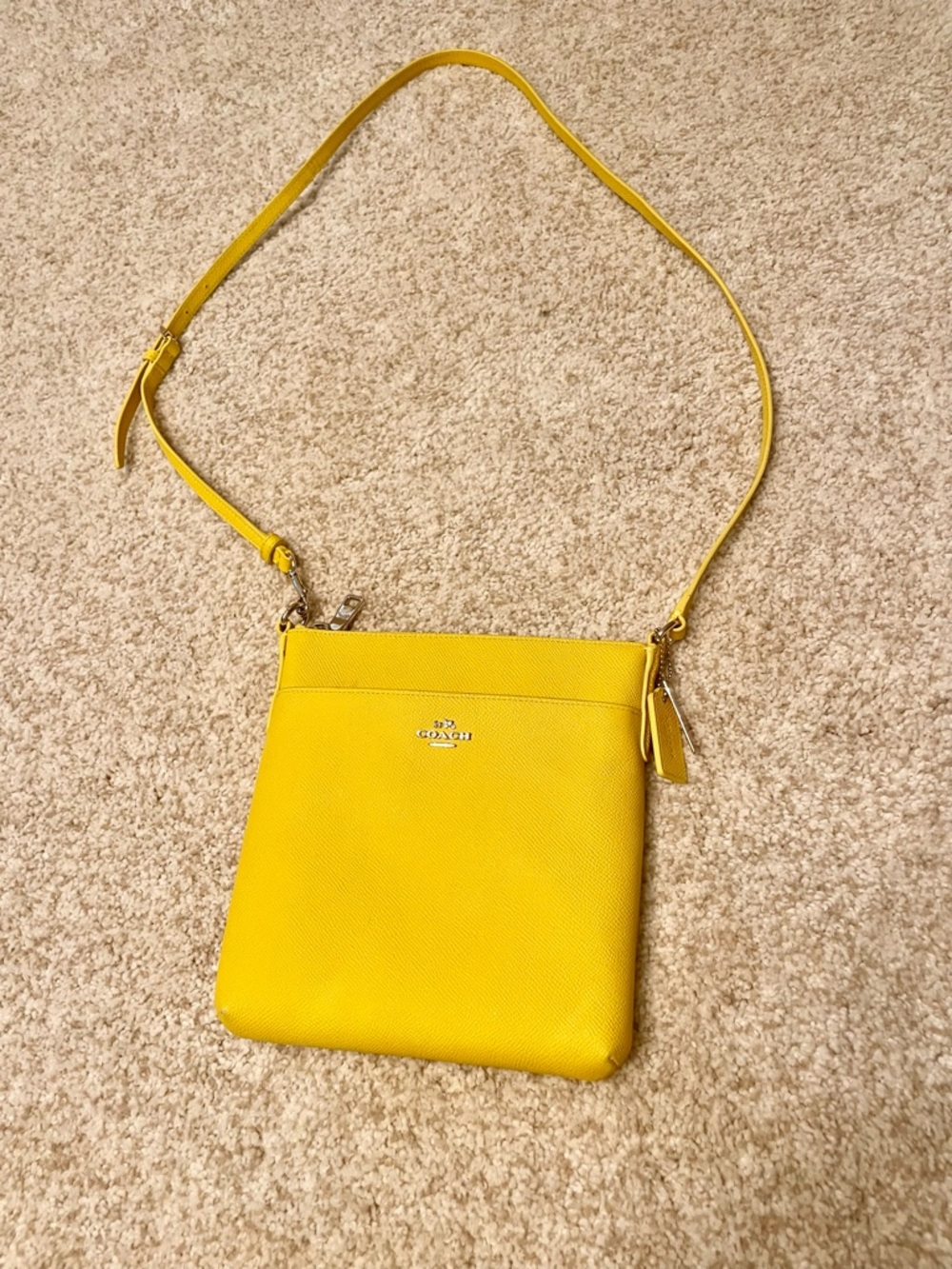 Coach Yellow Crossbody Bag